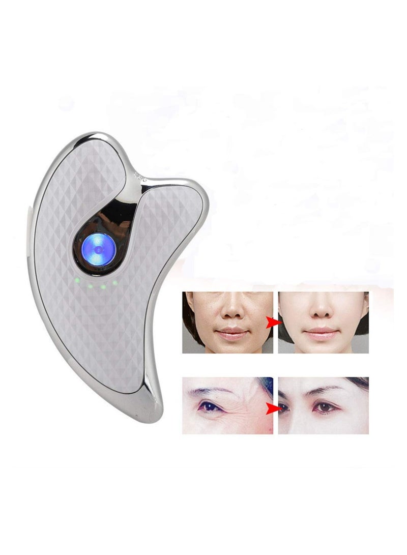 Barakah Gua Sha Tools Face Scraping Massager, Electric Gua Sha Plate, Facial Scraping Plate, Beauty Scraping Instrument for Face Neck Body - Image 4