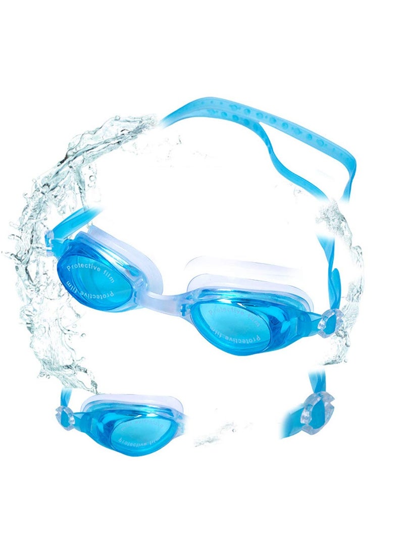 MUMS PLANET High-quality swimming goggles with clear lenses - anti-fog and water-resistant - suitable for boys and girls - ideal for training and water recreation_ Swimming goggles- swimming equipment- swimming accessories- swimming supplies - water games - Image 1