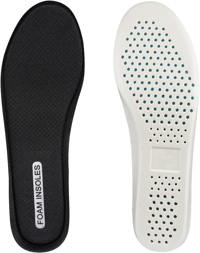 Endoto Memory Foam Insoles for Skechers Women & Men Shoes, Replacement Soft Elastic Insole Inserts for Foot Comfort(Size:US Women8.5-EU38.5)