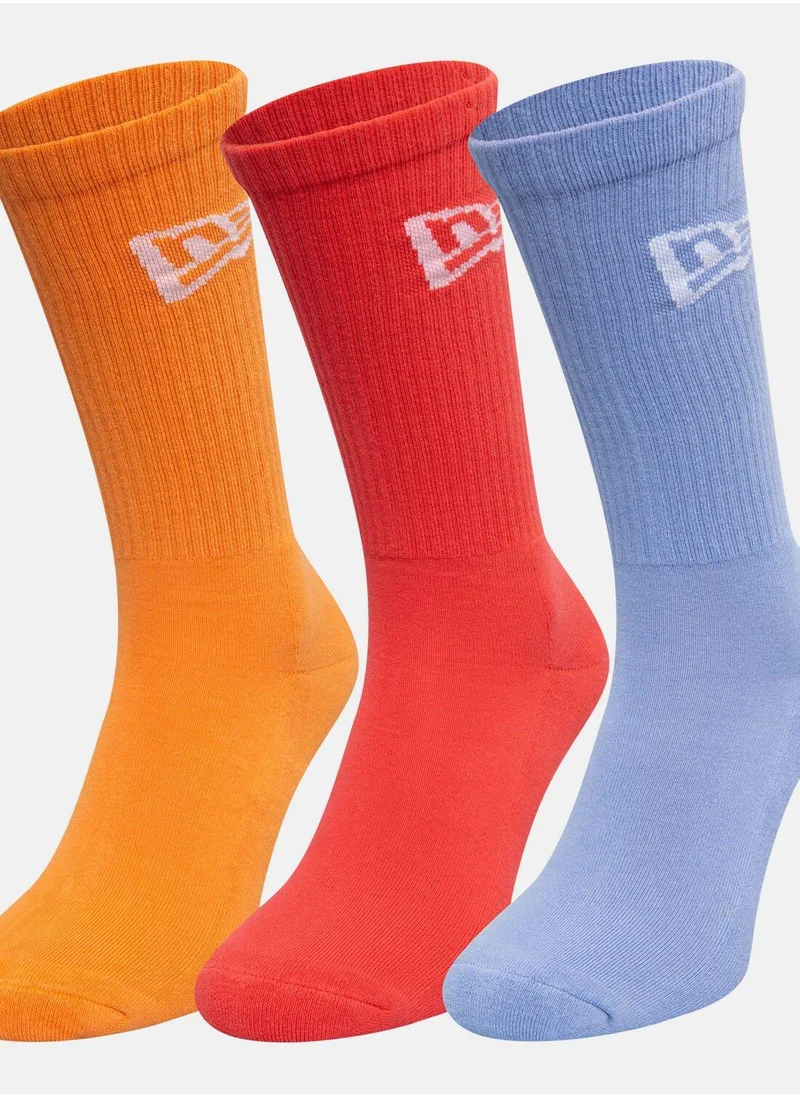 NEW ERA Flag Logo Crew Socks (3 Pairs)