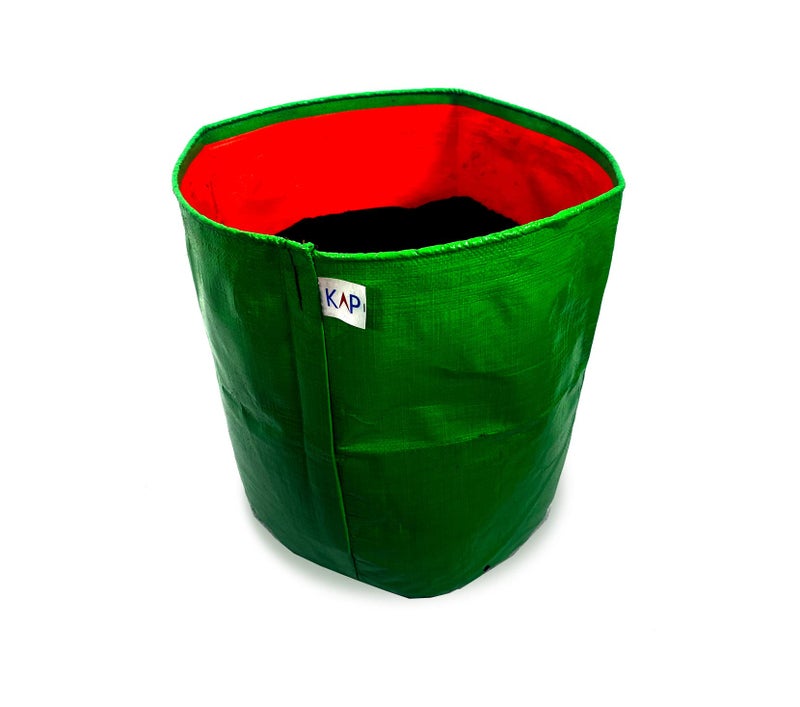KAP HDPE and UV Treated Grow Bags Balcony Gardening and Terrace Gardening, Size (15" X 15" Inches) Pack of 4 - Image 4