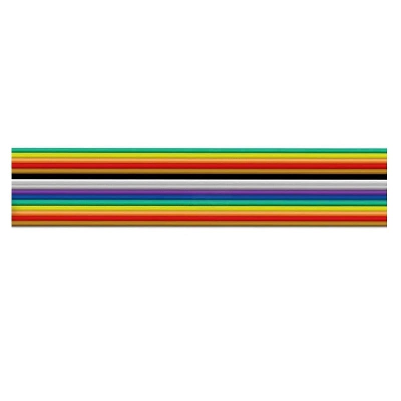 DIDC DB15 Pin Ribbon Cable DIDC-15P Male Female Flat DR15P Connector Line(2m,Fe to Fe) - Image 4