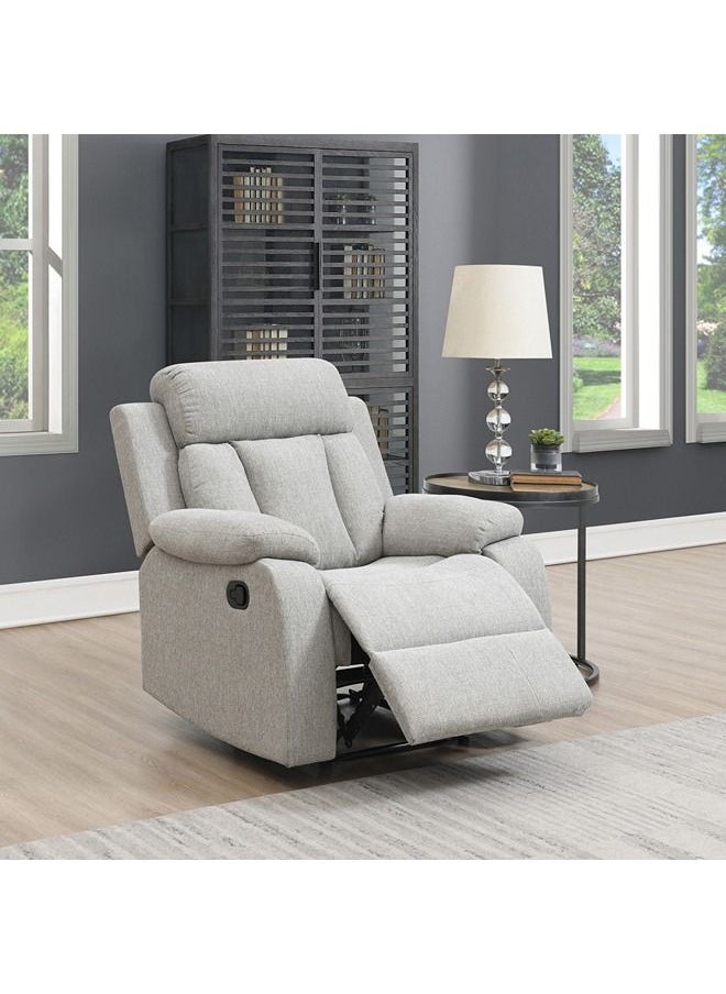 Jade 1-Seater Fabric Recliner Sofa 97.5x99.5x94 cm 