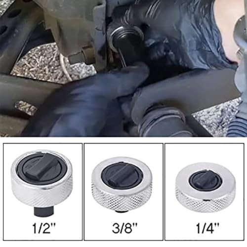 Eyech 3Pcs Mini Finger Ratchet Set, 1/2" 3/8" 1/4" Drive Palm Ratchet Set, Reversible Stubby Socket Ratchet Wrench, Thumbwheel Ratchet Wrench Tight Spaces - Image 5