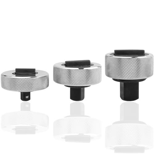 Eyech 3Pcs Mini Finger Ratchet Set, 1/2" 3/8" 1/4" Drive Palm Ratchet Set, Reversible Stubby Socket Ratchet Wrench, Thumbwheel Ratchet Wrench Tight Spaces - Image 2