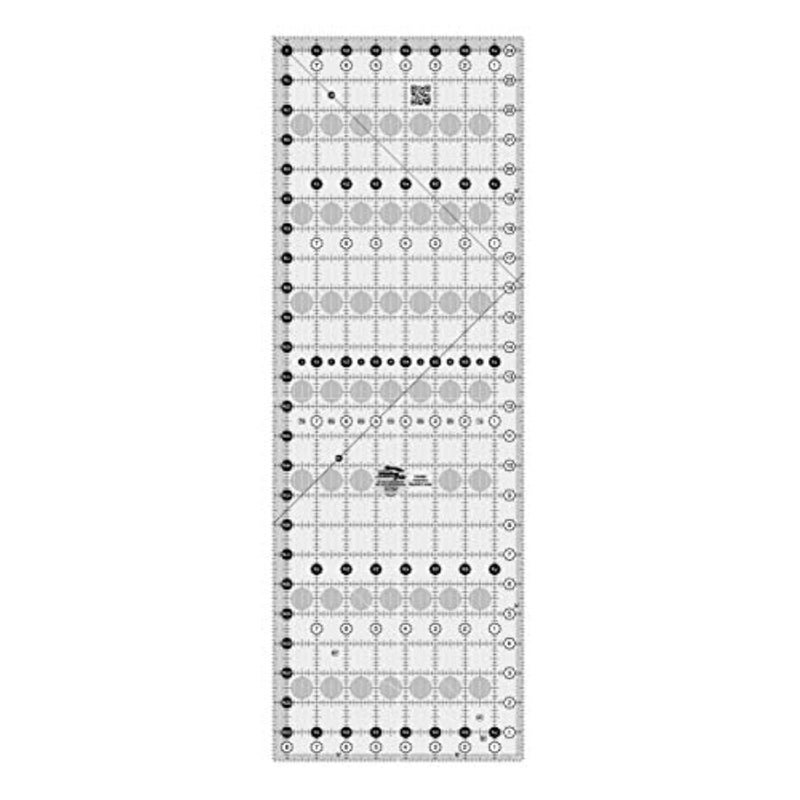 Quilt Ruler 8-1/2in x 24-1/2in Rectangle – CGR824 – Made in USA, Non-Slip Grip Acrylic Quilting, Sewing, Crafting, Patchwork Ruler for Measuring & Cutting Fabric