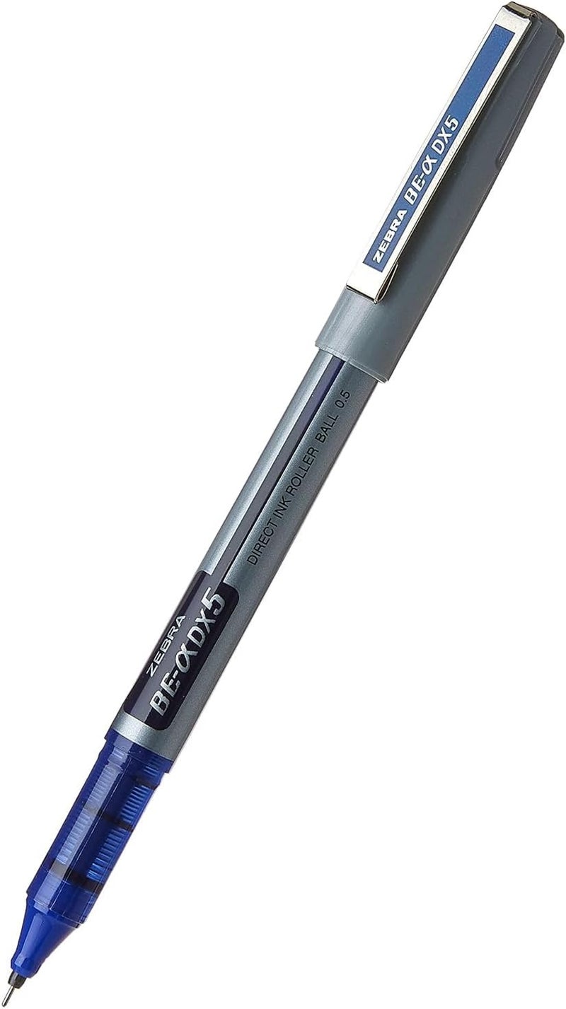 Zebra Pen قلم زيبرا DX5 رولربول بنقطة إبرة 0.5 مم - أزرق - Image 1