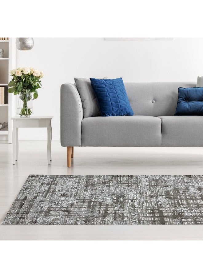 HANDPICKED FURNITURE Handpicked Furniture Abstract Brown Rug, Ultra Soft Area Carpets For Bed Room, Living Room, And Dining Room, Antislip Floor Carpets, Easy To Clean, Made In Turkey  - Image 2