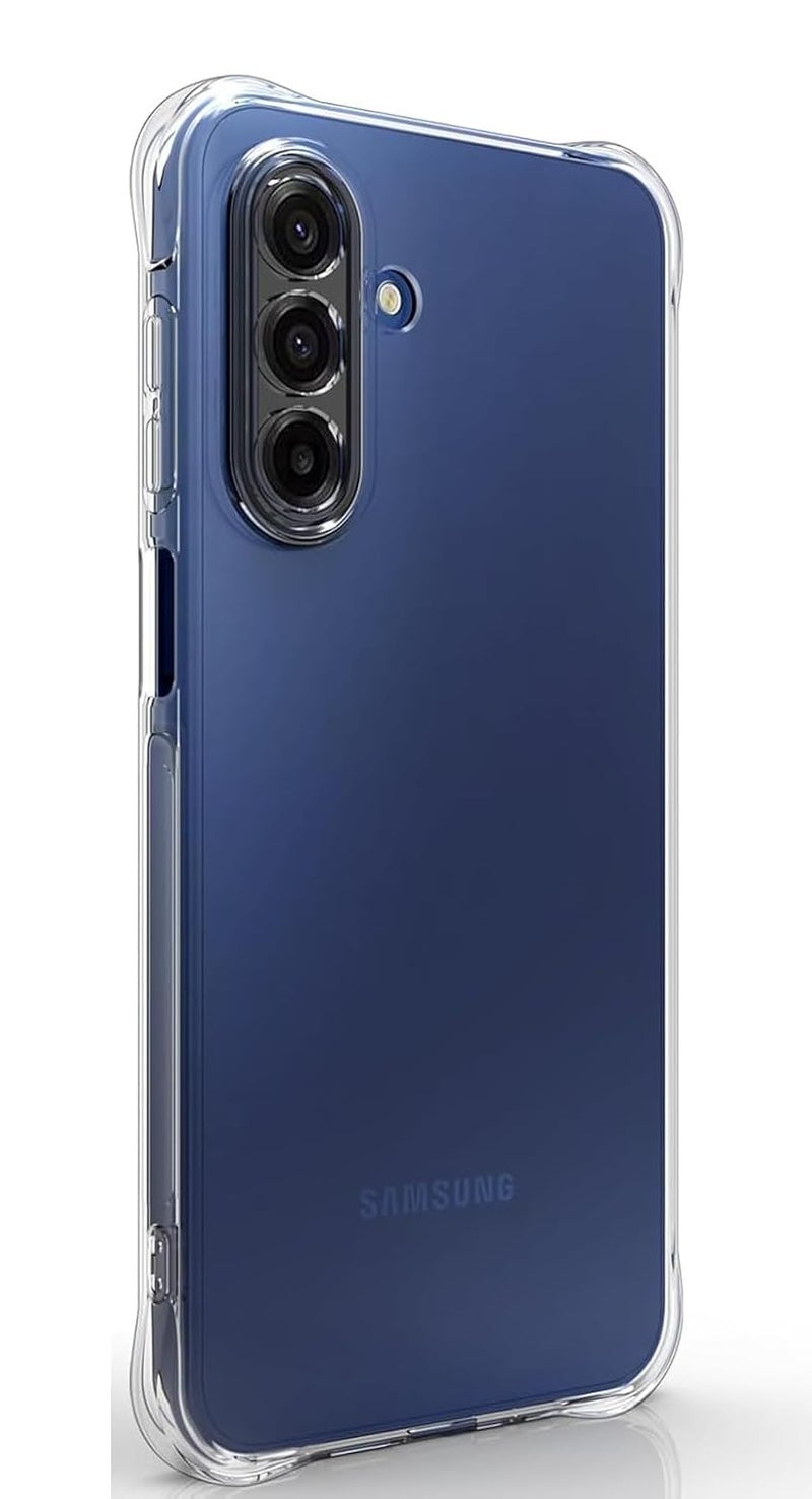 Realcase غطاء خلفي سيليكون لجهاز سامسونج جالاكسي A17 / F17 / M17 5G، مقاوم للخدوش، شفاف كريستالي، واقي للصدمات، غطاء خلفي لجهاز سامسونج جالاكسي A17 / F17 / M17 5G - Image 2