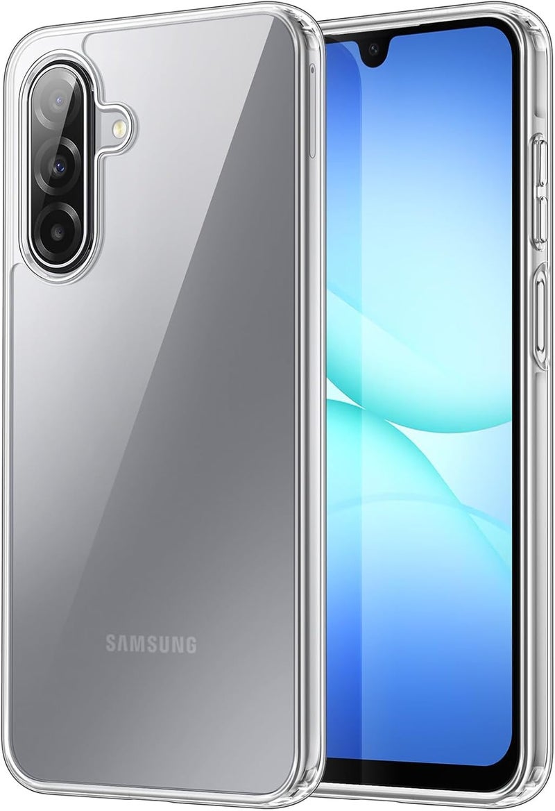 Realcase غطاء خلفي سيليكون لجهاز سامسونج جالاكسي A17 / F17 / M17 5G، مقاوم للخدوش، شفاف كريستالي، واقي للصدمات، غطاء خلفي لجهاز سامسونج جالاكسي A17 / F17 / M17 5G - Image 1