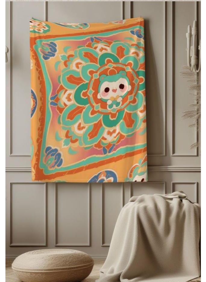 general Flannel thin blanket (warm and comfortable, suitable for sleep, gaming, dust removal and sandproof) 150cm*200cm - 82 - Image 1