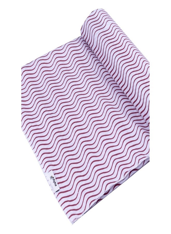 Nuluv Anchor Baby Swaddle Wraps, Soft and Breathable Swaddling Cloths, Bamboo Cotton Swaddle Wraps, Hypoallergenic, Multi-Purpose, Lightweight, for Babies 0+ Months, Pack of 2, Red - Image 4