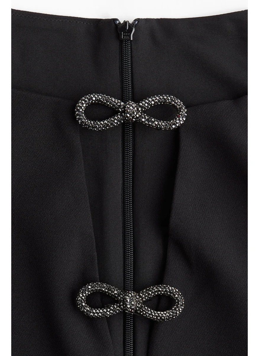 اتش اند ام Bow-Embellished Dress