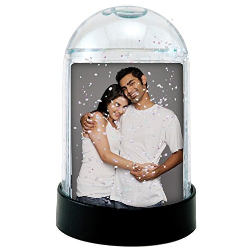 Neil Enterprises, Inc Neil Enterprises Inc. 1.75" x 2.75" Clear Vertical Photo Snow Globe - Image 1
