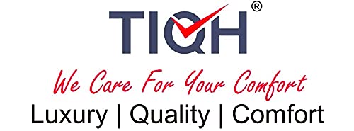 TIQH 200 TC Cotton Satin Stripe Pillow Covers Pillow Cases Set of 2 18X28 Ivory - Image 4