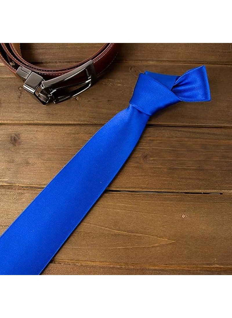 Trenderrs Men's Satin Tie and Handkerchief Set Men's Tie  - Image 2