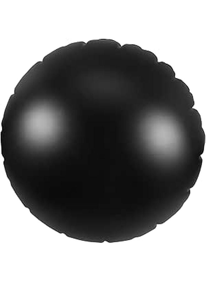 Inflatable Travel Pillow Portable Air Cushion for Outdoor Camping Car Airplane Black - Image 1