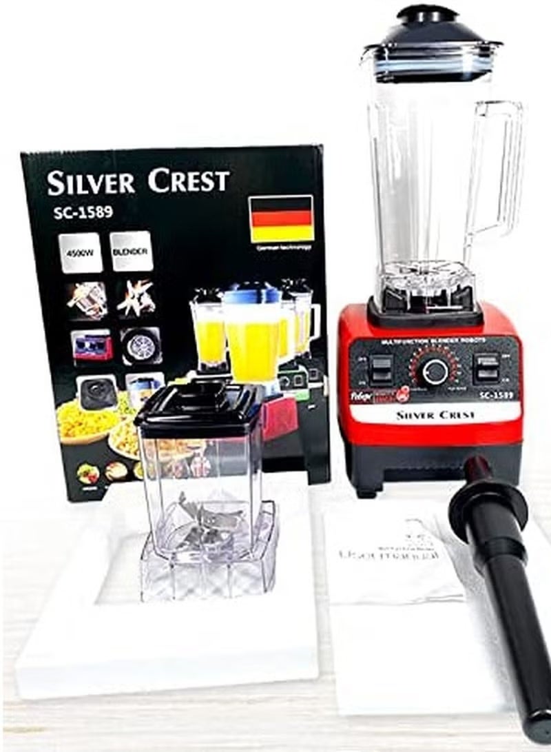 SILVER CREST Heavy Duty Commercial Grade Blender with 2 jars - Image 1