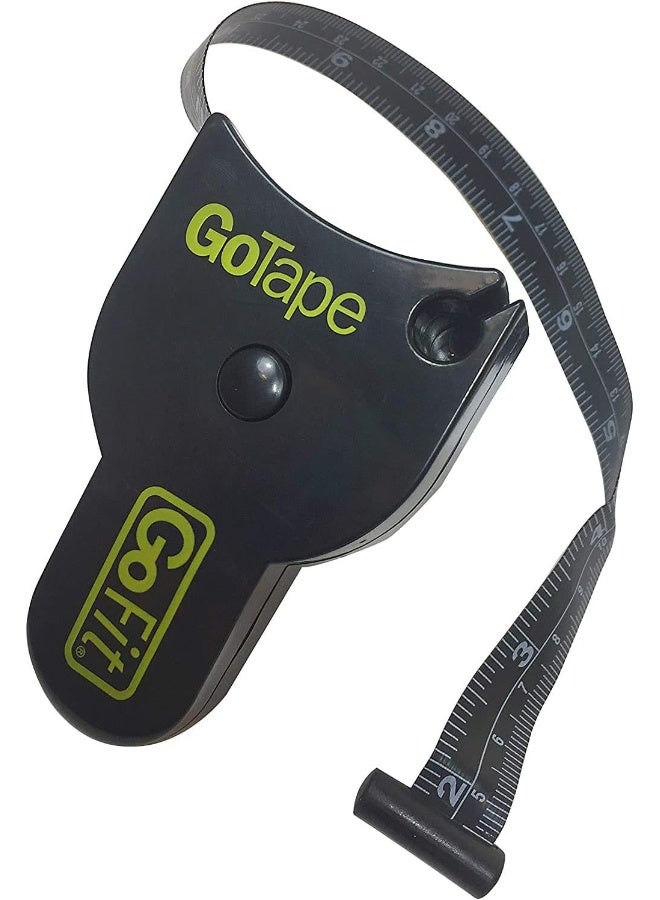 GoFit GoTape Fitness Measuring Tape - Tool, Black - Image 5