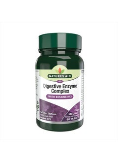 Digestive Enzyme Complex (with Betaine HCI) 60 Tablets. Suitable for Vegetarians.