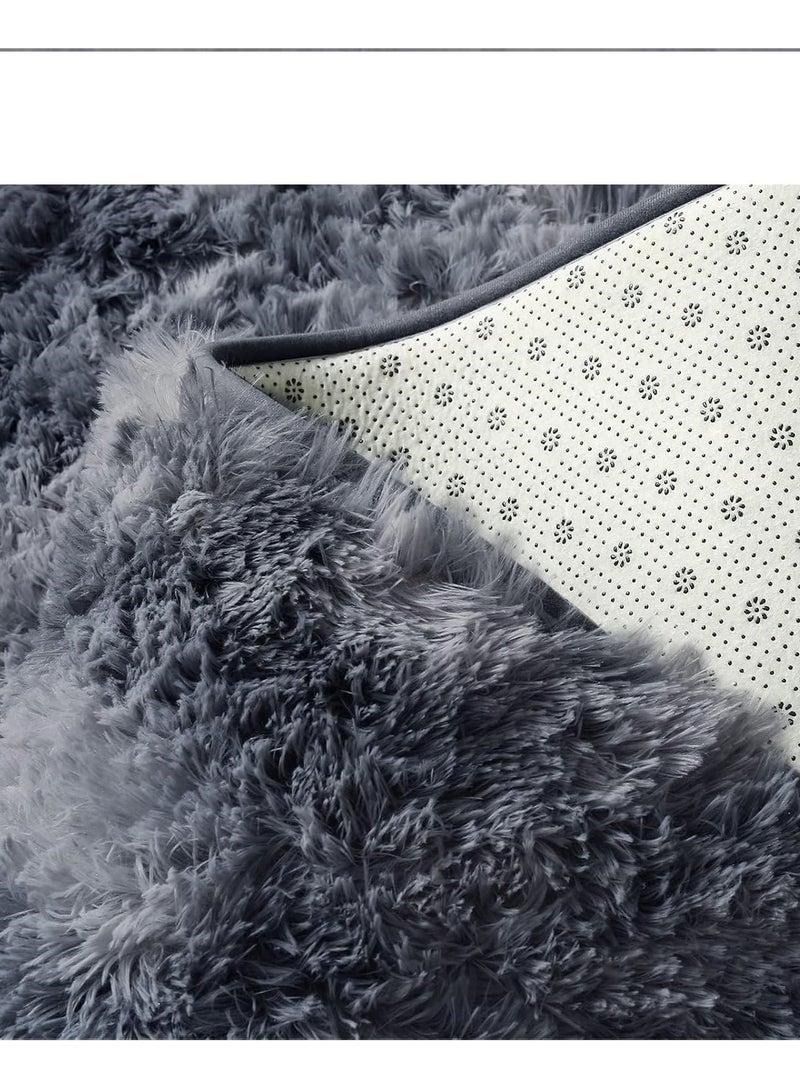 Nariele Soft Touch Area Rug Bedroom Anti-Skid Yoga Carpet Shaggy Rugs Fluffy Motley Tie-dye Carpets - Image 2