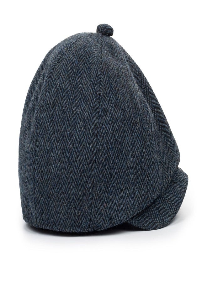 XuoAz Kids Boys Wool Newsboy Cap - Vintage Tweed Flat Beret Cabbie Hat for Toddler Boys Girls Pageboy(for 4 to 9 Years) - Image 5