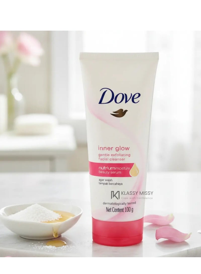 Dove Inner Glow Facial Cleanser – 100g - Image 2