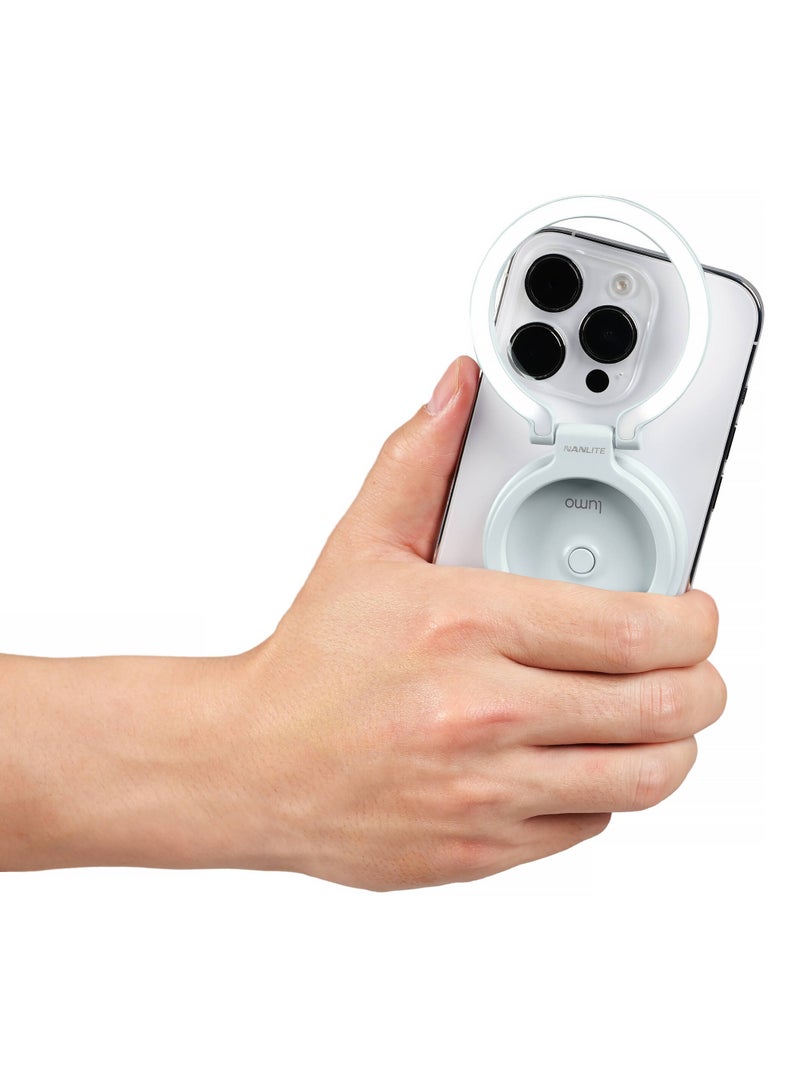 Nanlite Lumo Bi-Color LED Ring Light (Mint Blue) - Image 2