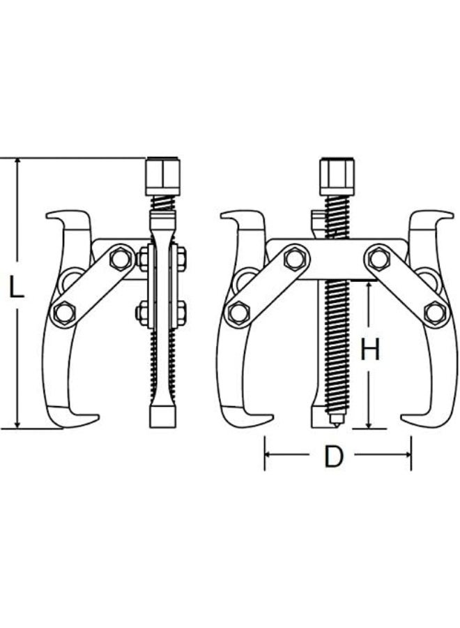 Sata 3 Jaw Gear Puller 6" - St90636Sc - Image 2