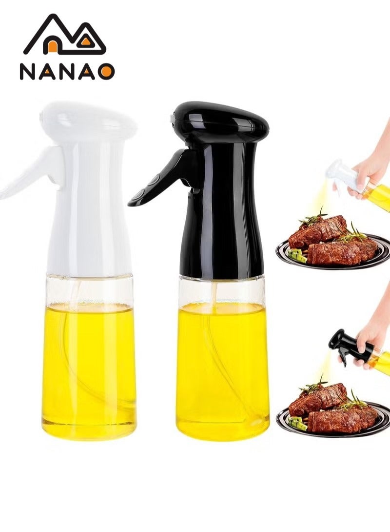ناناو 2 قطعة من بخاخ الزيت للطهي 210ML، بخاخ زيت الزيتون Mister، زجاجات بخاخ زيت الزيتون، بخاخ زيت الزيتون للصلصة، BBQ، خبز المطبخ، الشواء - Image 1