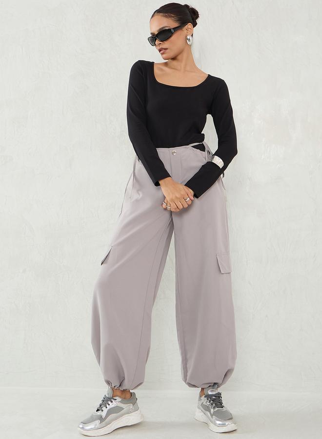 Femmella Femmella Solid Square Neck Knit Bodysuit - Image 5