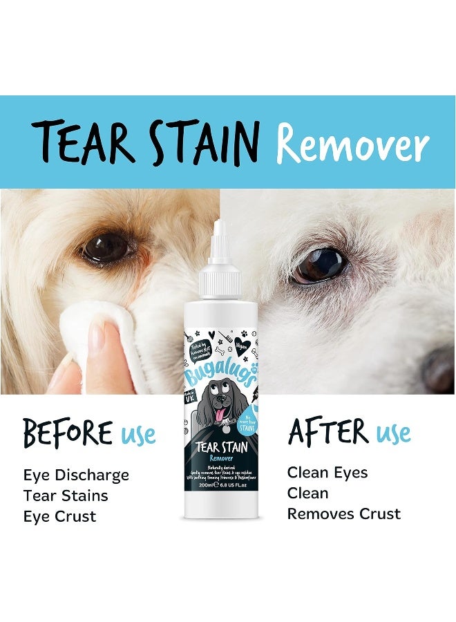 Bugalugs Tear Stain Remover for Dogs Cats & Pets - 200ml Vegan Eye Cleaner - Image 3