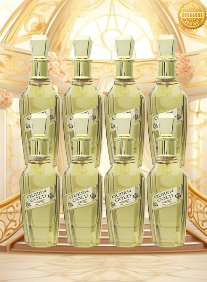 Queen 8 Pieces Queen Gold Perfume 100ml EDP - Image 1