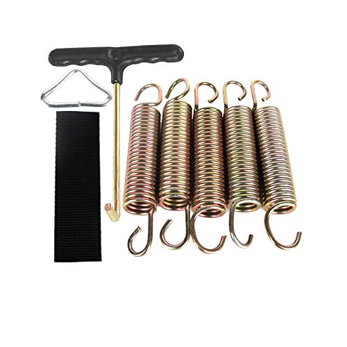 Shan Trampoline Spring (87, 100, 120, 130，135，140, 147，165 mm) Spring Replacement Spring, Trampoline Accessories, Trampoline Triangle Buckle (13) - Image 1
