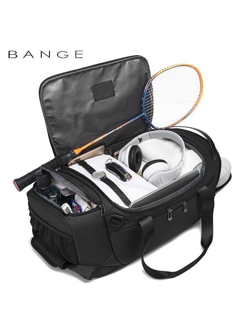 Bange stylist toiletry sport bags gym men waterproof travel duffel bag 2378 Black - Image 2
