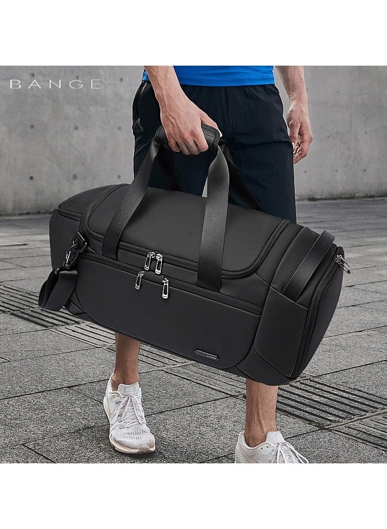 Bange stylist toiletry sport bags gym men waterproof travel duffel bag 2378 Black - Image 3
