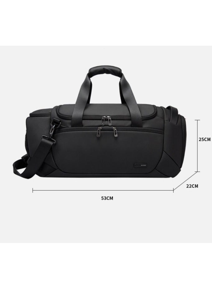 Bange stylist toiletry sport bags gym men waterproof travel duffel bag 2378 Black - Image 5