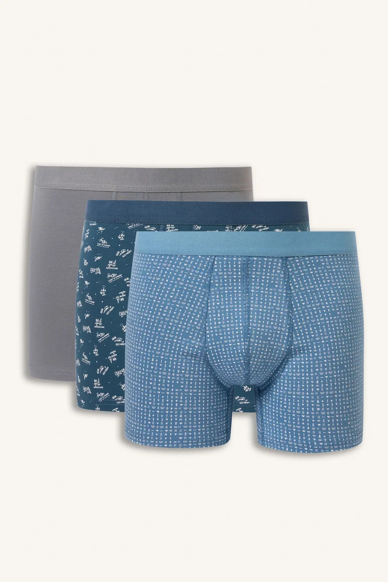 Regular Fit Printed Elastic Band 3 piece