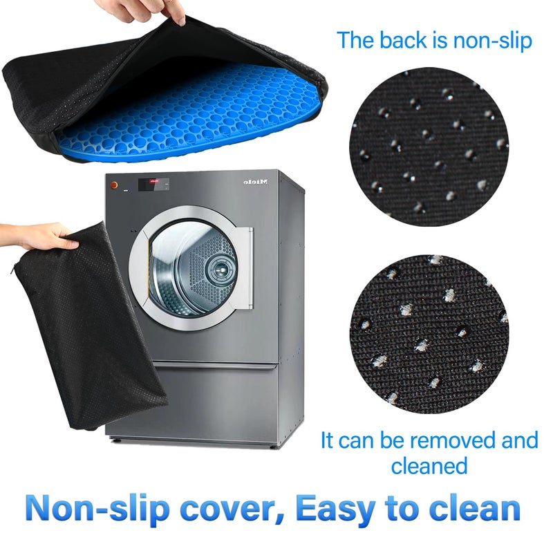 TONINT Large Gel Seat Cushion for Long Sitting With Non-Slip Cover,Soft & Breathable,Chair Cushion,Car seat Cushion,Office seat Cushion,Seat Cushion for Desk Chair,Wheelchair Cushion (Blue, Large Size) - Image 2