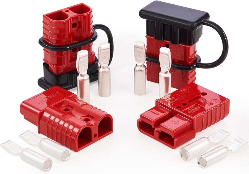Orion Motor Tech 4 Pcs 2-4 Gauge 175A Battery Cable Quick Connect Disconnect Plug Kit - Image 1