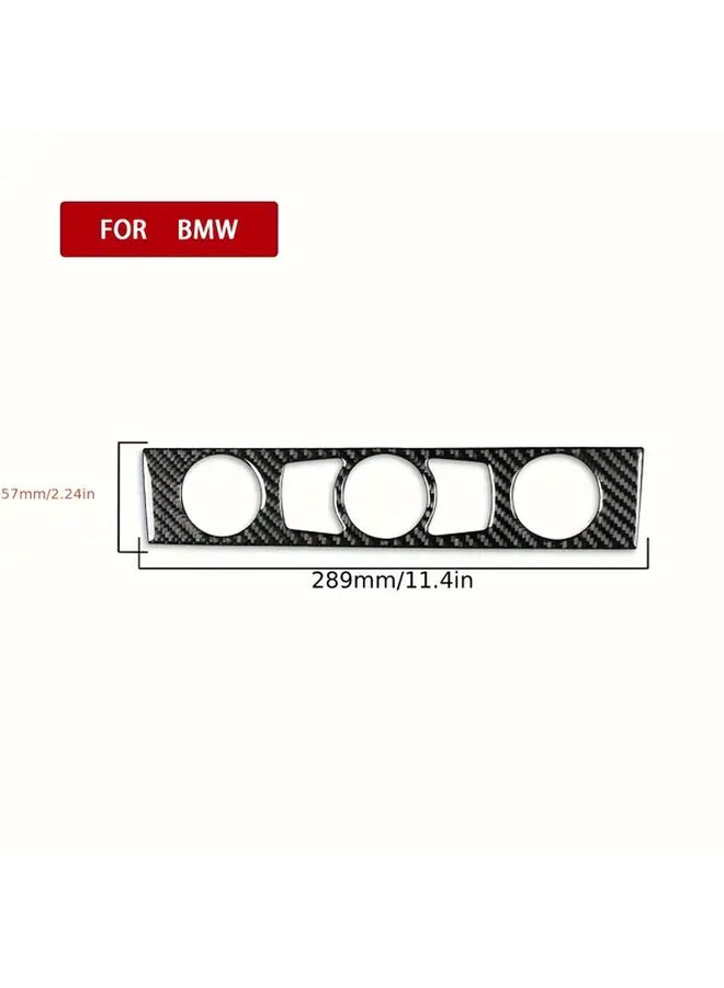موديل G 8 2 مقبض تحكم مكيف الهواء من ألياف الكربون لسيارات بي إم دبليو الفئة 5 E60 2004 2010 - Image 4