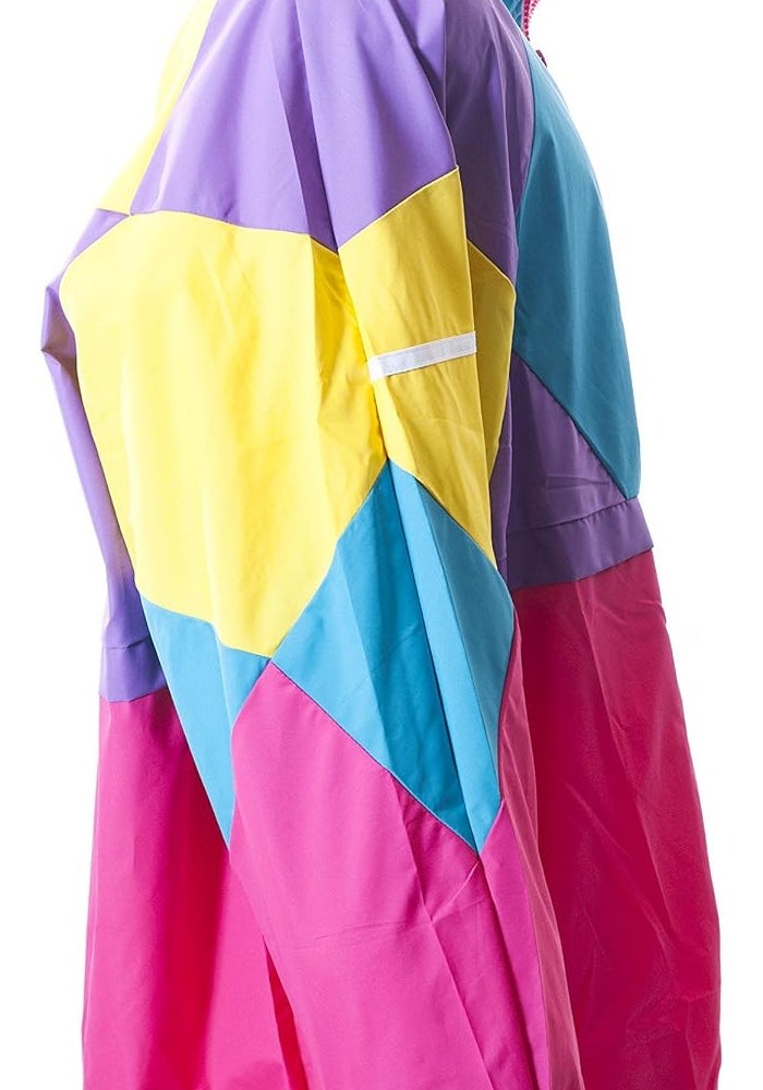 Funny Guy Mugs Like Totally Neon Retro Windbreaker - Image 5