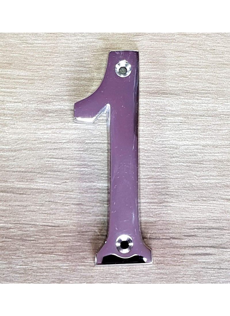ESPLANADE eSplanade 4 Brass House Hotel Door Number Plaque Numeric Numerical Digit 09 1 One  - Image 3