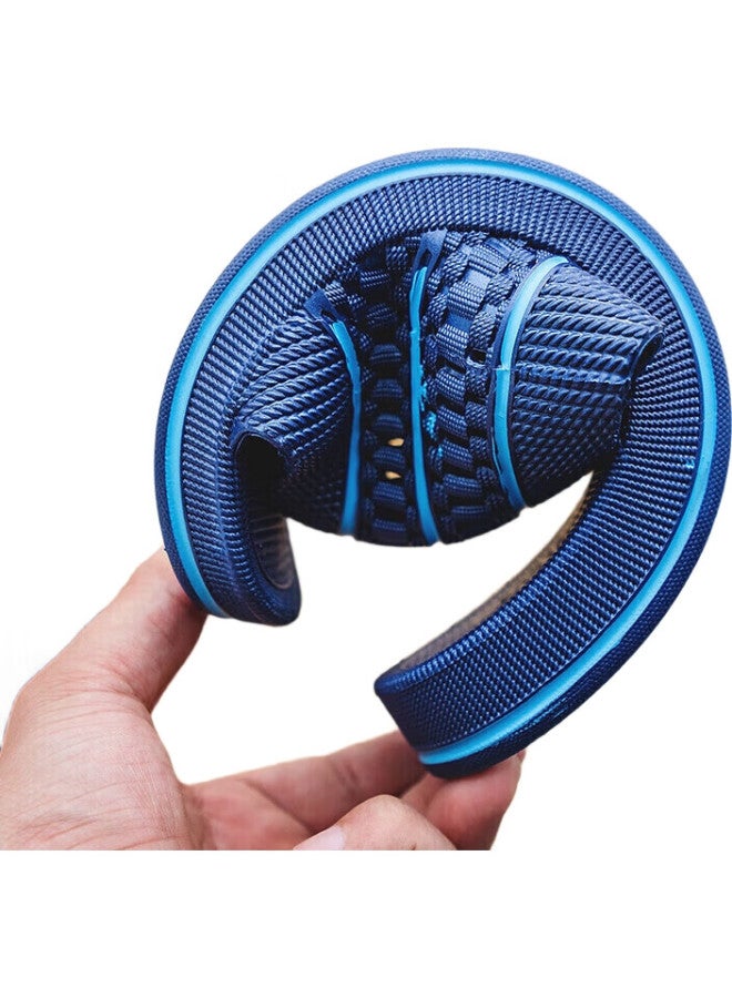 Pull Back Warrior Slippers For Men And Women, Sandals For Home, Bathroom, Outdoor, Beach, Thick-Soled, Wear-Resistant, Comfortable, Hl3523-1, Blue, Size 40 - Image 1