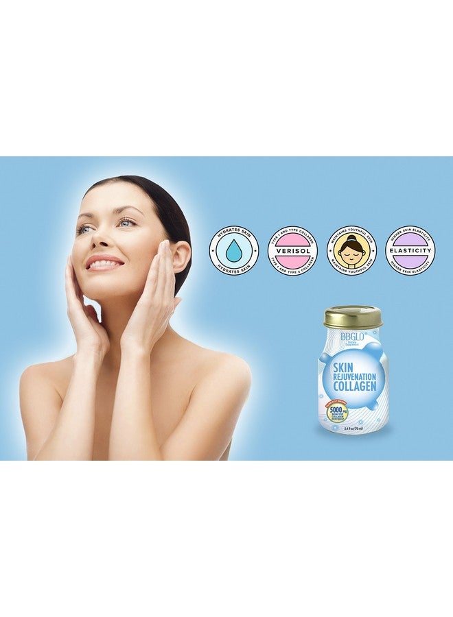 BBGLO ® Skin Rejuvenation Collagen Drink Anti Aging Complex 2.4 Fl. Oz (Pack Of 6 Bottles Original) - Image 3