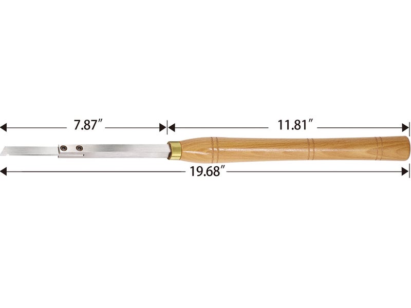 Asieg Tool Carbide Parting Tool and Grooving Woodturning Tool 19.68 inches for Wood Turning Lathe - Image 2