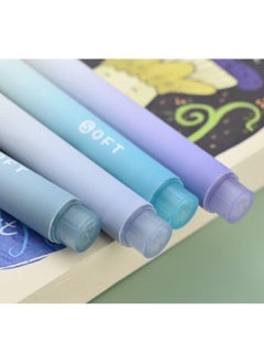 Kawaii Blue Gradual Aesthetic Blue Highlighter Set  - Image 2