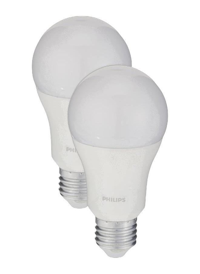 Philips LED Bulb 13W E27 6500K 230V, Cool Daylight (Pack of 2)  - Image 1