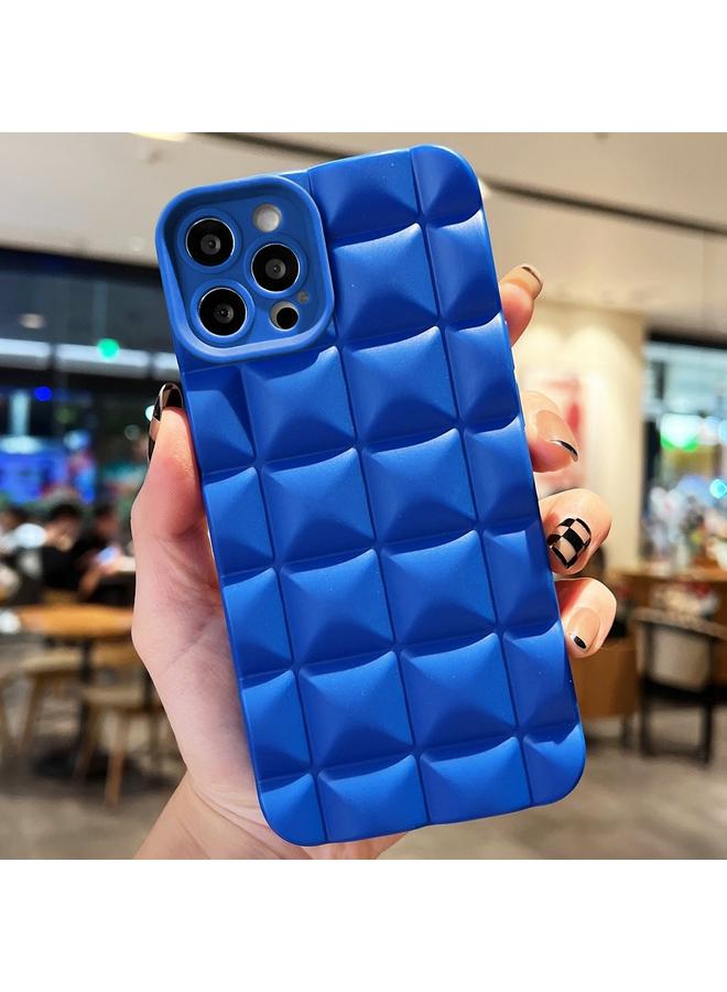 S-TOP Case For iPhone 15 Pro Max 3D Grid TPU Phone Case - Image 1