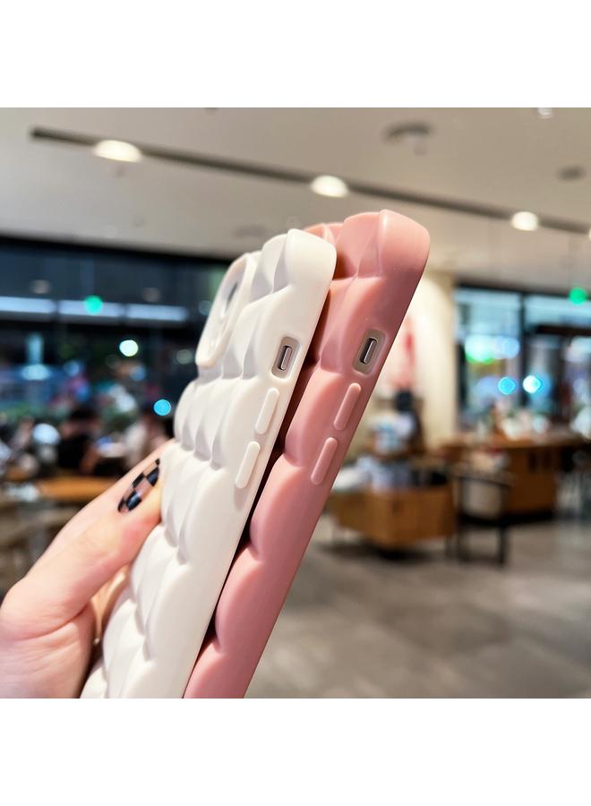 S-TOP Case For iPhone 15 Pro Max 3D Grid TPU Phone Case - Image 4